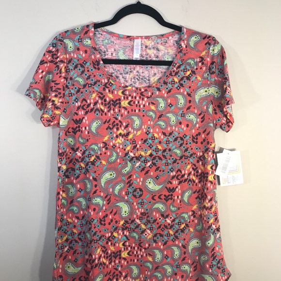 NWT LuLaRoe Paisley Print Classic T (XS) - Picture 3 of 5